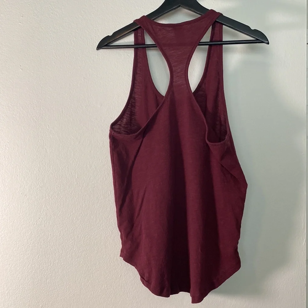 Maroon Racerback Tank Top - Picture 4 of 4